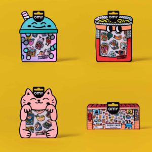 Japanese Shop - Bundle of 4 Stickers
